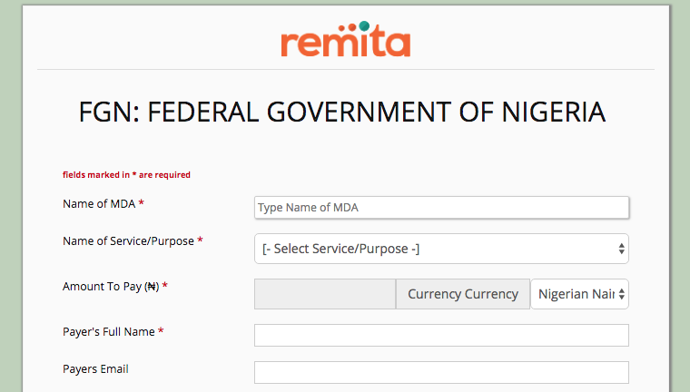 Pay Federal Government Bills Online Using Remita