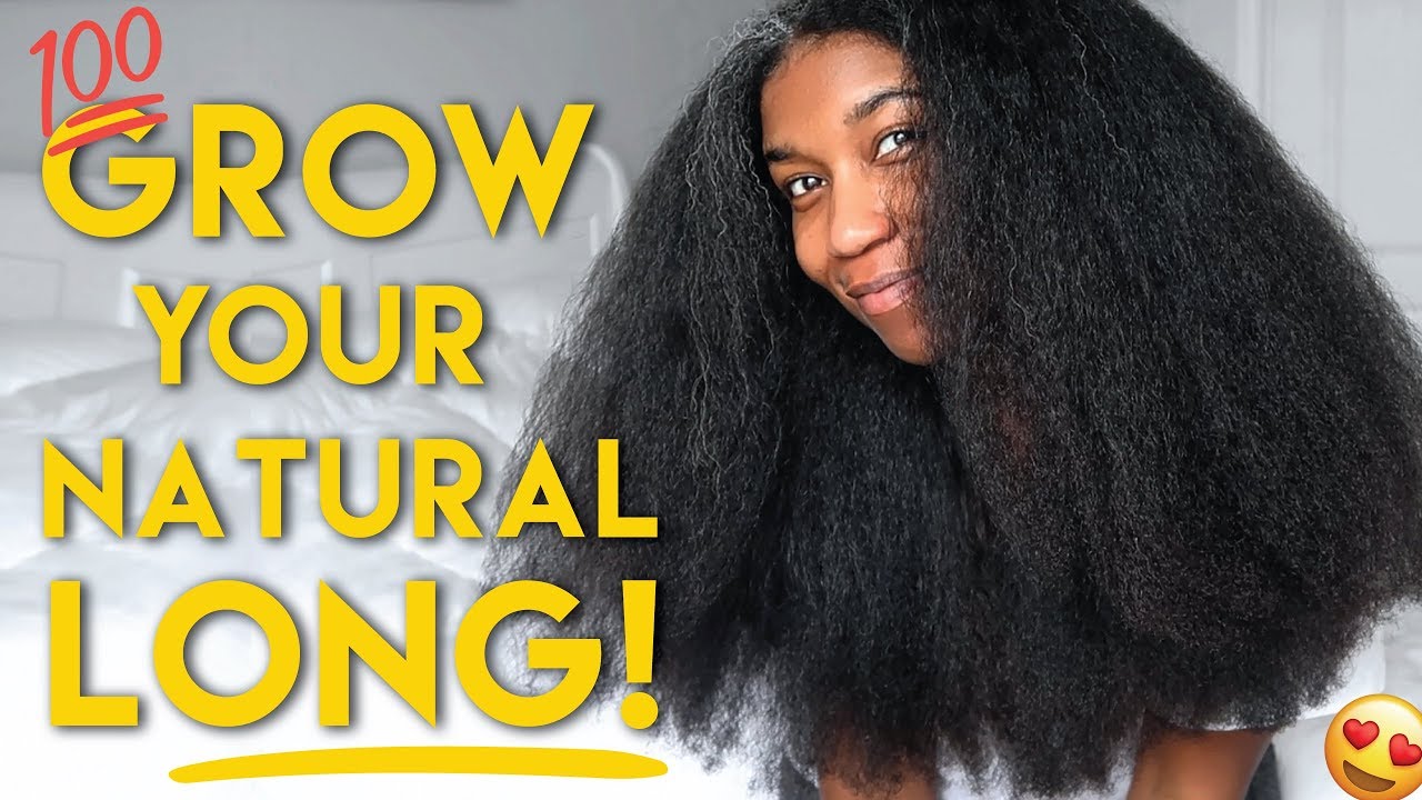 How To Grow Healthy Natural Black Hair Fast