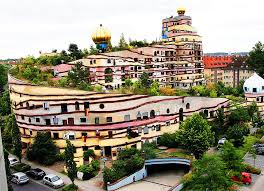 FOREST SPIRAL-HUNDERTWASSER BUILDING GERMANY