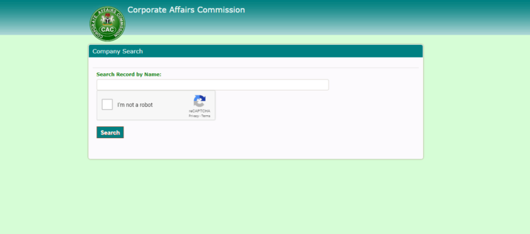 Checking Availability Code For CAC Company Registration