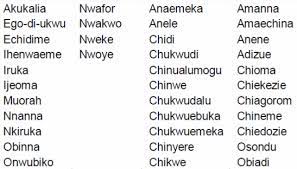 100 Igbo Names And Their Meanings