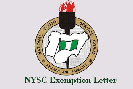 nysc exemption letter