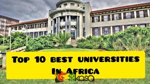 Top 10 Best Universities In Africa