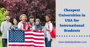 Cheap Universities In USA For International Students