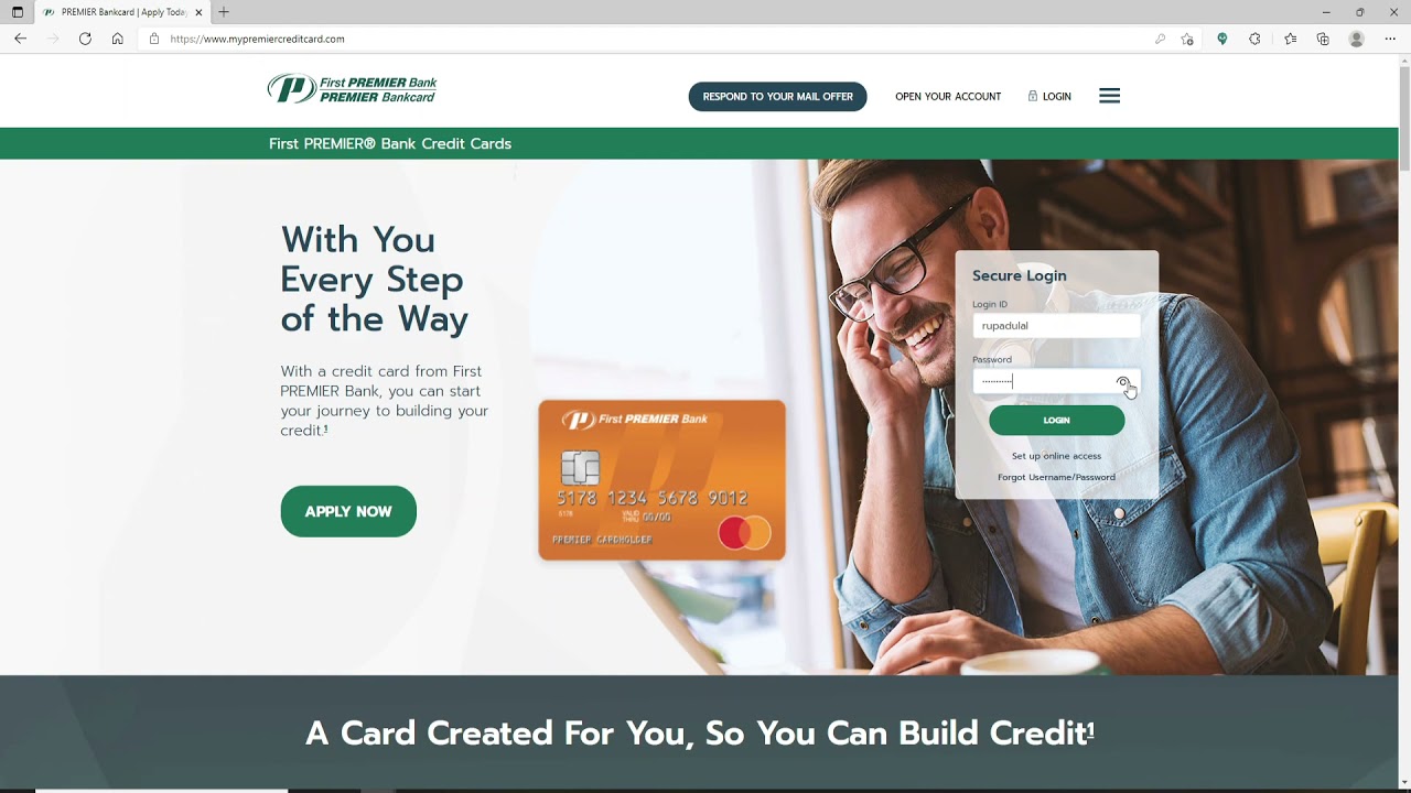 First Premier Credit Card Login